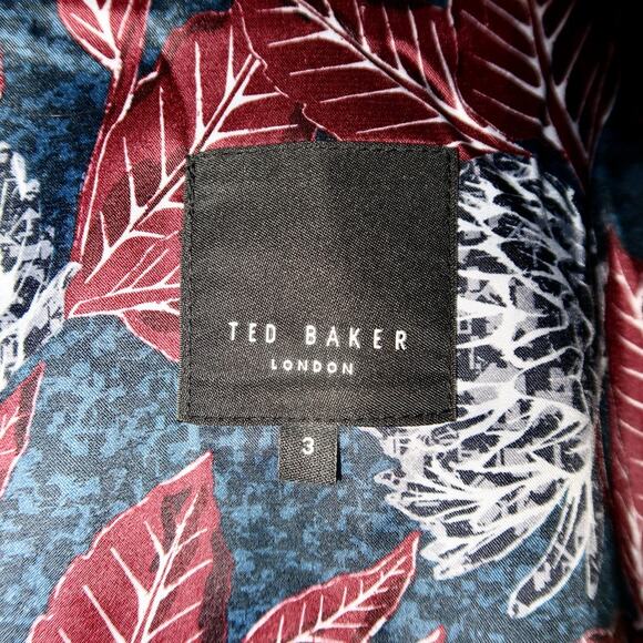Ted Baker London Great herringbone Ted Baker Bomber Jacket Large - Picture 2 of 3